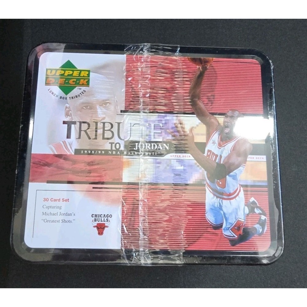 1999 Upper Deck Tribute To Michael Jordan Lunch Box Sealed